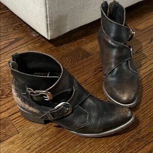 Freebird by Steven Black and Brown Ankle Boots